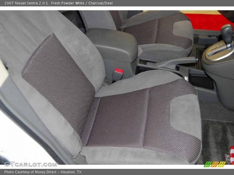Fresh Powder White / Charcoal/Steel 2007 Nissan Sentra 2.0 S