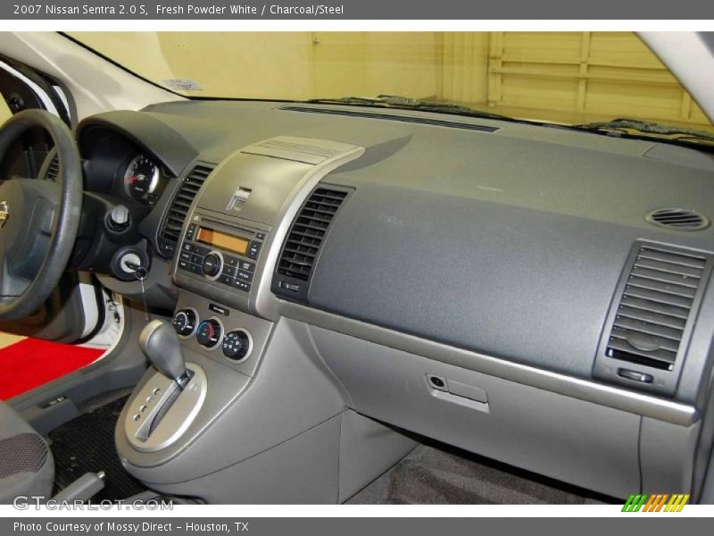 Fresh Powder White / Charcoal/Steel 2007 Nissan Sentra 2.0 S