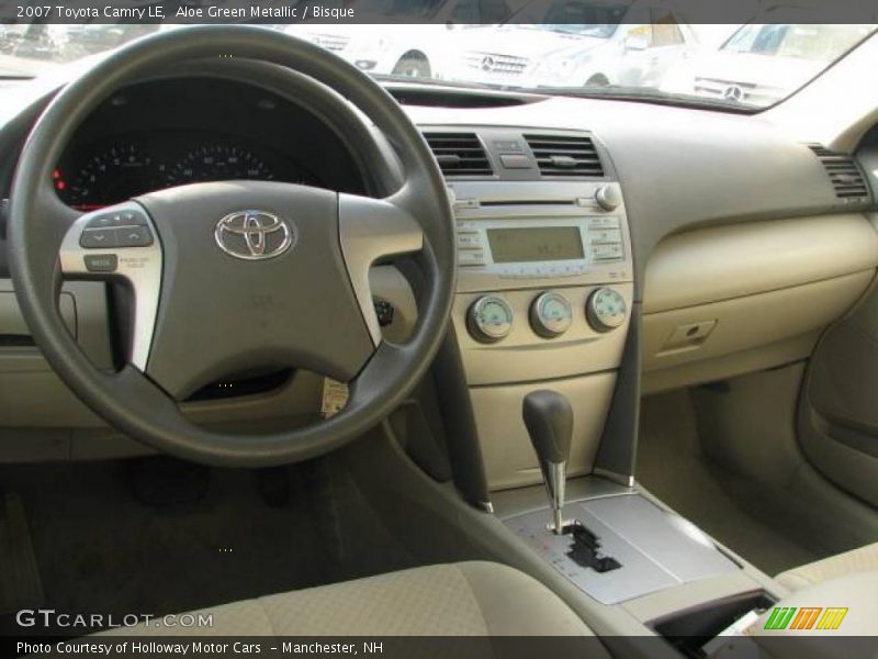 Aloe Green Metallic / Bisque 2007 Toyota Camry LE