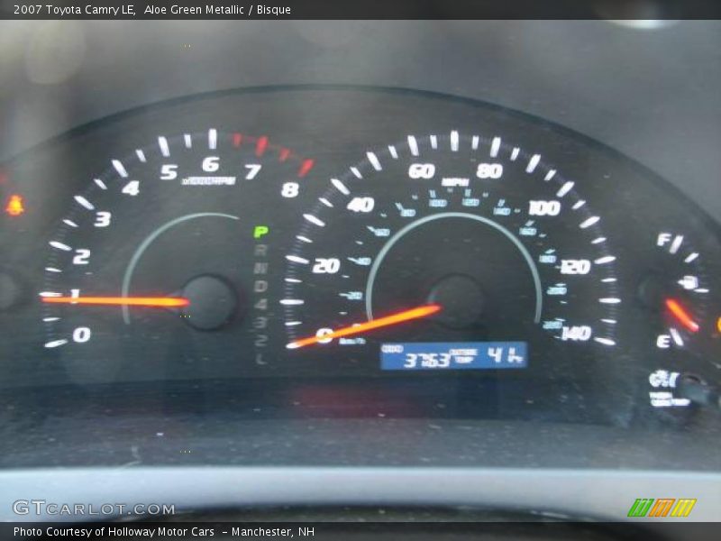 Aloe Green Metallic / Bisque 2007 Toyota Camry LE