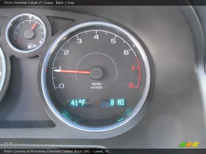Black / Gray 2010 Chevrolet Cobalt LT Coupe