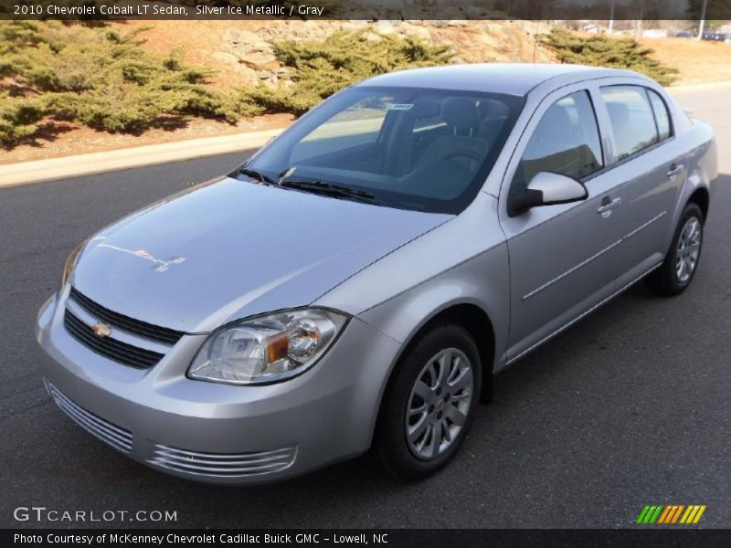 Silver Ice Metallic / Gray 2010 Chevrolet Cobalt LT Sedan