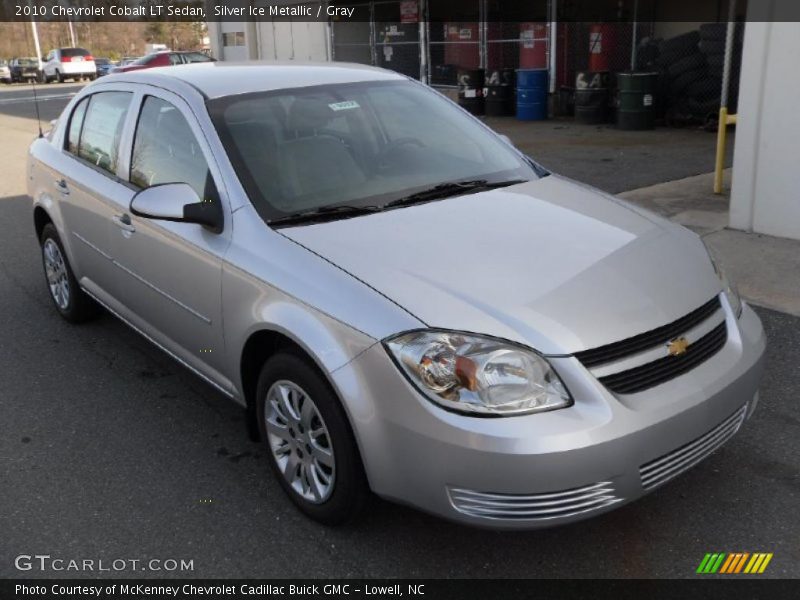 Silver Ice Metallic / Gray 2010 Chevrolet Cobalt LT Sedan