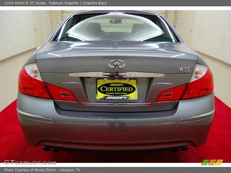 Platinum Graphite / Graphite Black 2009 Infiniti M 35 Sedan