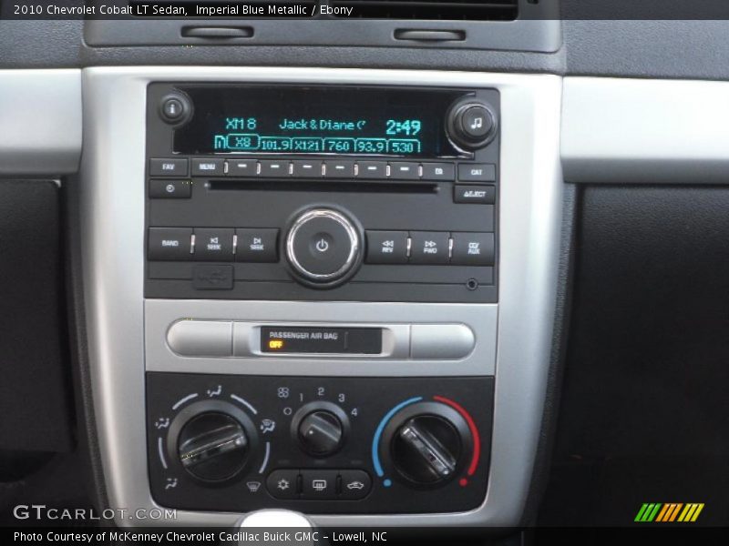 Imperial Blue Metallic / Ebony 2010 Chevrolet Cobalt LT Sedan