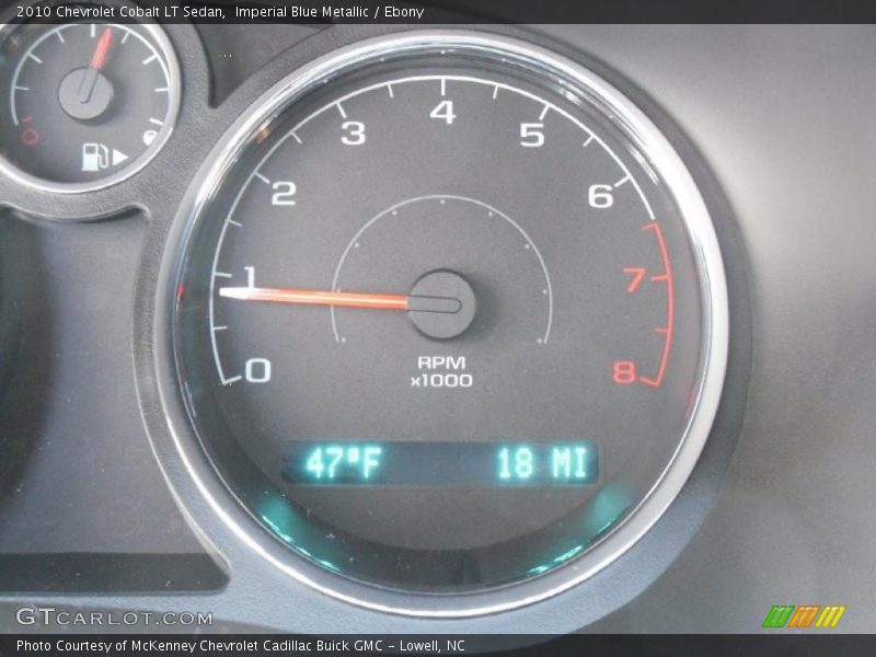 Imperial Blue Metallic / Ebony 2010 Chevrolet Cobalt LT Sedan