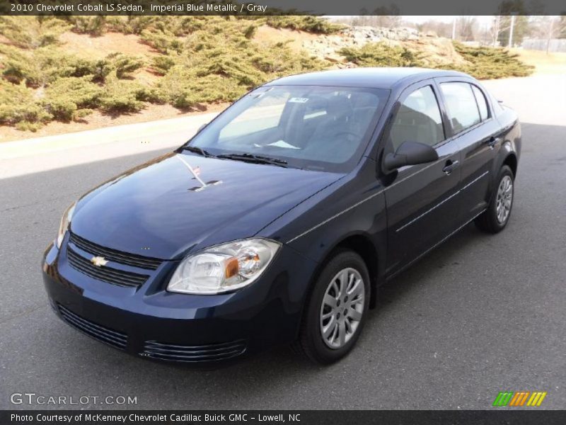 Imperial Blue Metallic / Gray 2010 Chevrolet Cobalt LS Sedan