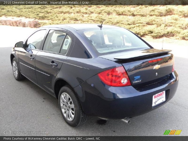 Imperial Blue Metallic / Gray 2010 Chevrolet Cobalt LS Sedan