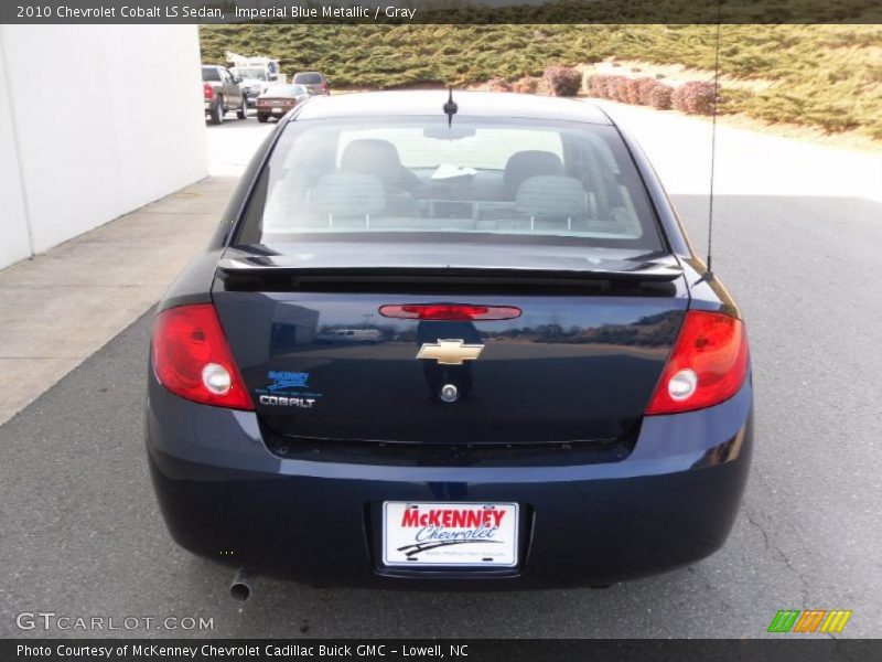Imperial Blue Metallic / Gray 2010 Chevrolet Cobalt LS Sedan
