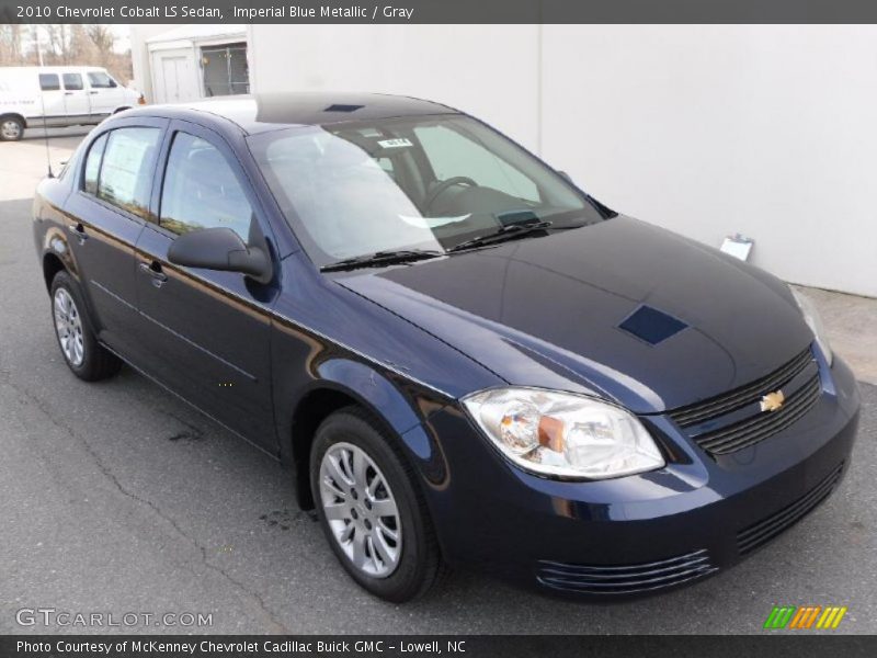 Imperial Blue Metallic / Gray 2010 Chevrolet Cobalt LS Sedan