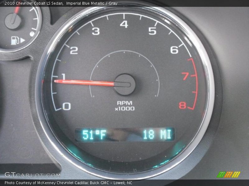 Imperial Blue Metallic / Gray 2010 Chevrolet Cobalt LS Sedan