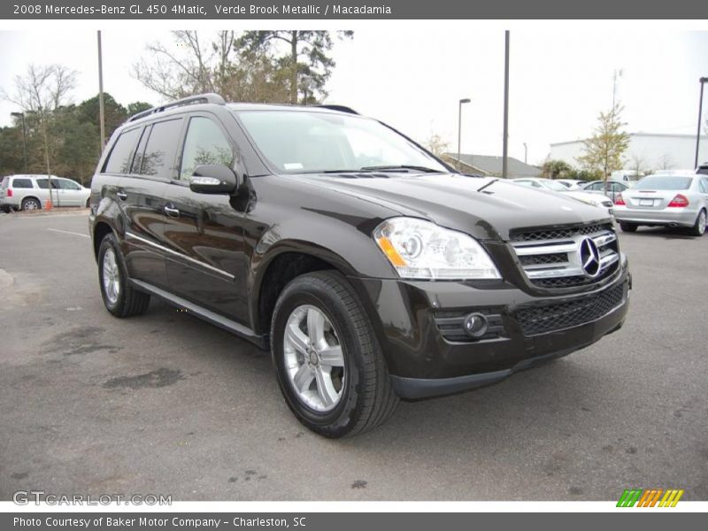 Verde Brook Metallic / Macadamia 2008 Mercedes-Benz GL 450 4Matic