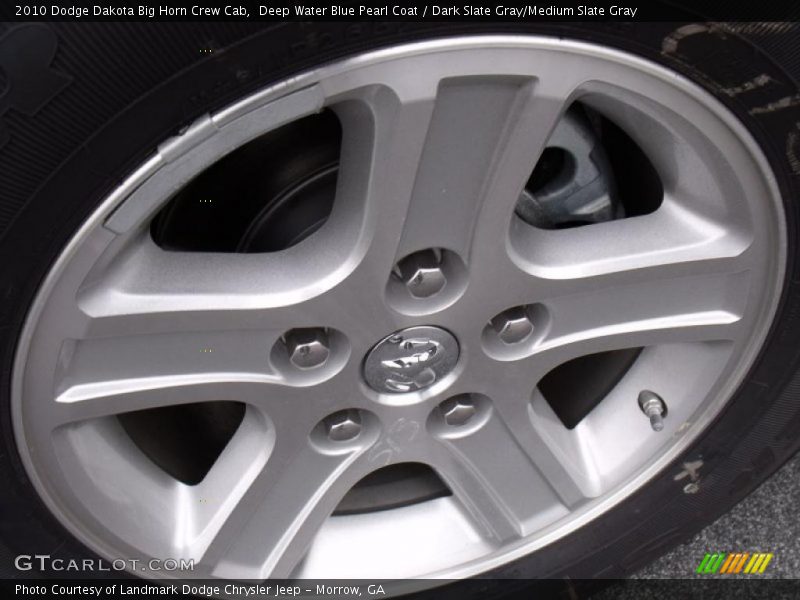 Deep Water Blue Pearl Coat / Dark Slate Gray/Medium Slate Gray 2010 Dodge Dakota Big Horn Crew Cab