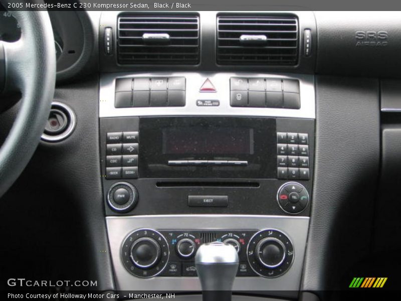 Black / Black 2005 Mercedes-Benz C 230 Kompressor Sedan