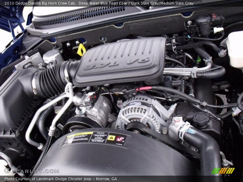 Deep Water Blue Pearl Coat / Dark Slate Gray/Medium Slate Gray 2010 Dodge Dakota Big Horn Crew Cab
