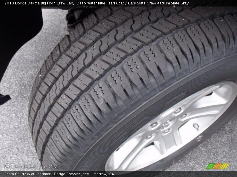 Deep Water Blue Pearl Coat / Dark Slate Gray/Medium Slate Gray 2010 Dodge Dakota Big Horn Crew Cab