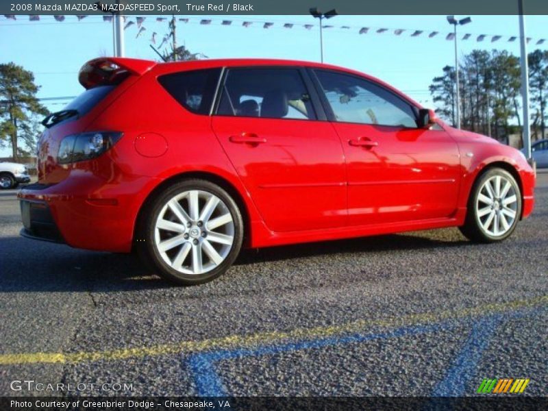 True Red / Black 2008 Mazda MAZDA3 MAZDASPEED Sport