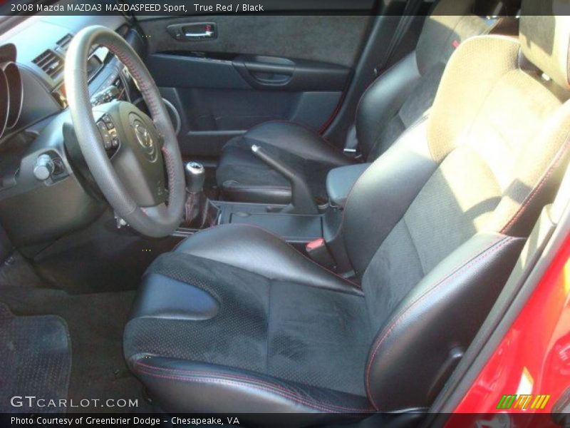True Red / Black 2008 Mazda MAZDA3 MAZDASPEED Sport