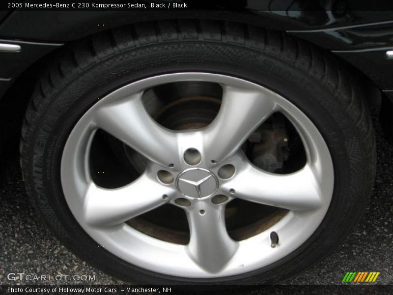 Black / Black 2005 Mercedes-Benz C 230 Kompressor Sedan