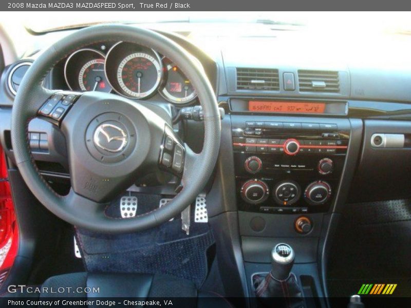 True Red / Black 2008 Mazda MAZDA3 MAZDASPEED Sport