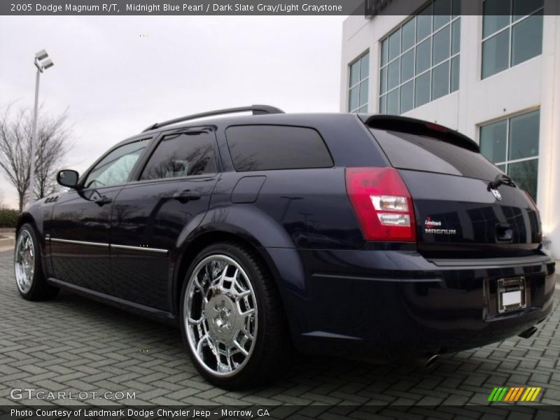 Midnight Blue Pearl / Dark Slate Gray/Light Graystone 2005 Dodge Magnum R/T
