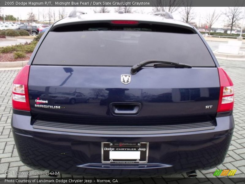Midnight Blue Pearl / Dark Slate Gray/Light Graystone 2005 Dodge Magnum R/T