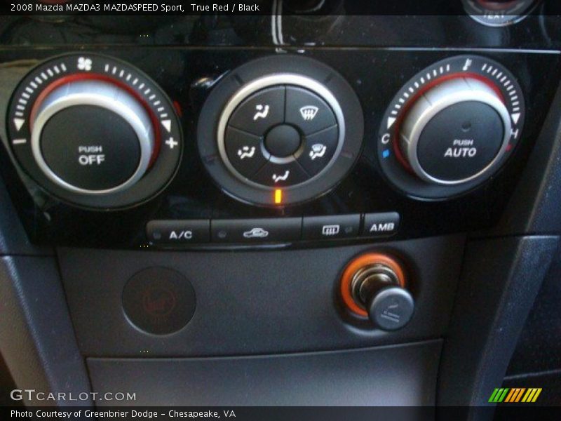 True Red / Black 2008 Mazda MAZDA3 MAZDASPEED Sport