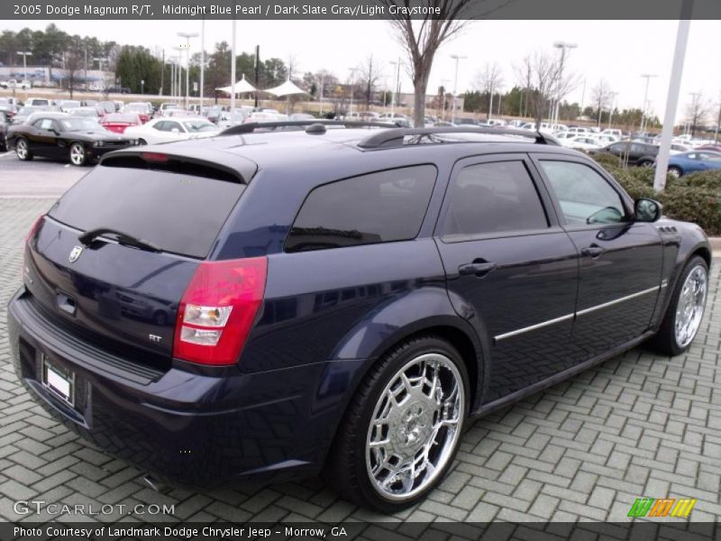 Midnight Blue Pearl / Dark Slate Gray/Light Graystone 2005 Dodge Magnum R/T