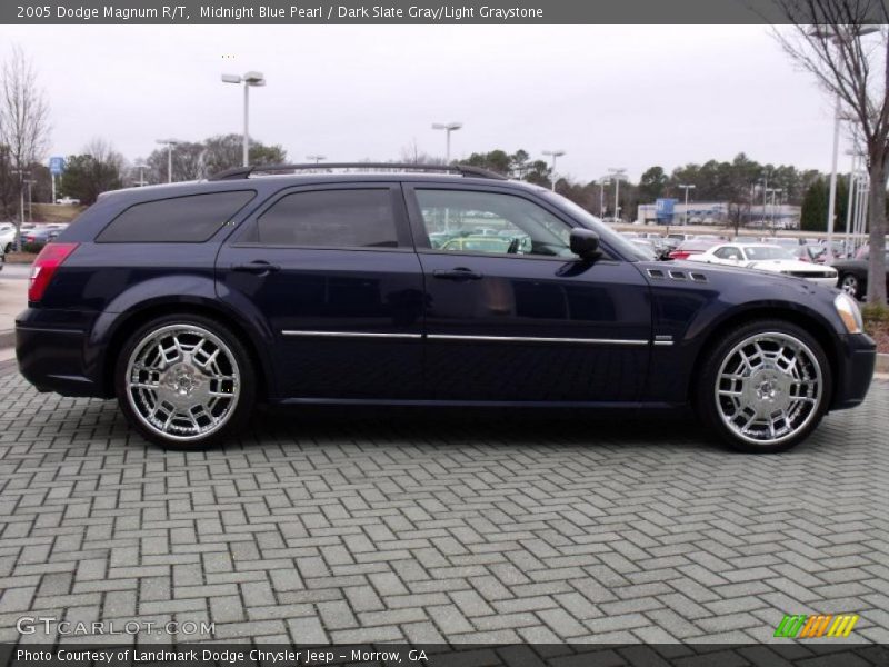 Midnight Blue Pearl / Dark Slate Gray/Light Graystone 2005 Dodge Magnum R/T