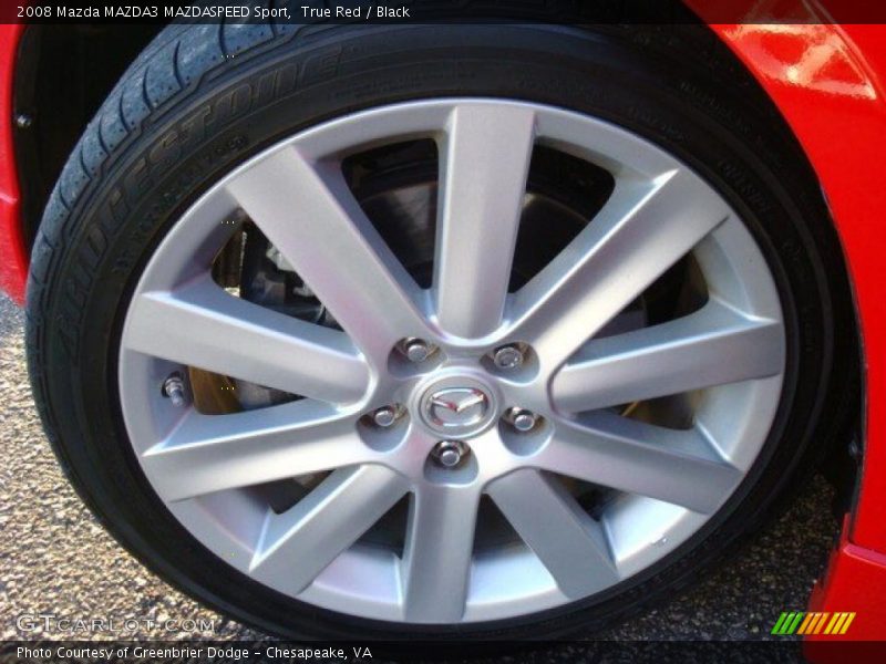 True Red / Black 2008 Mazda MAZDA3 MAZDASPEED Sport