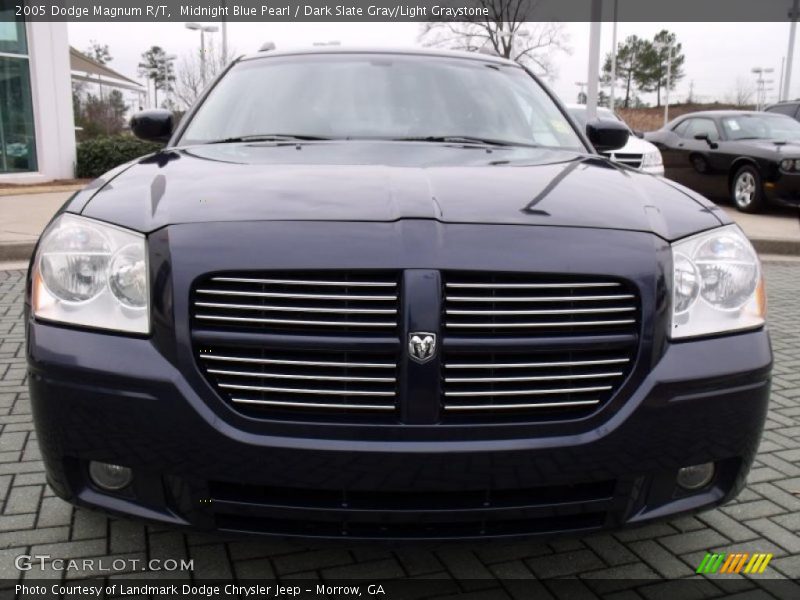 Midnight Blue Pearl / Dark Slate Gray/Light Graystone 2005 Dodge Magnum R/T