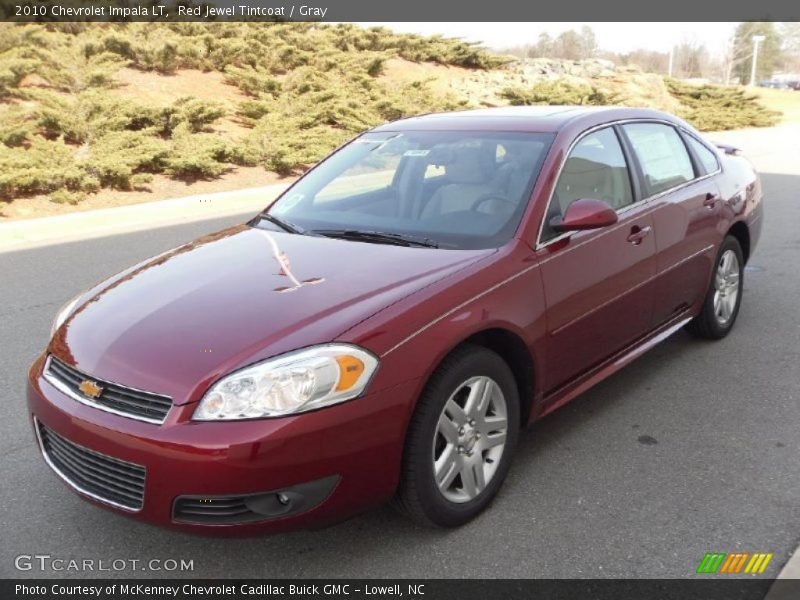 Red Jewel Tintcoat / Gray 2010 Chevrolet Impala LT