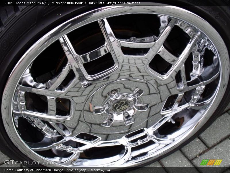 Midnight Blue Pearl / Dark Slate Gray/Light Graystone 2005 Dodge Magnum R/T