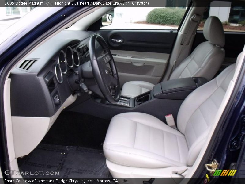 Midnight Blue Pearl / Dark Slate Gray/Light Graystone 2005 Dodge Magnum R/T