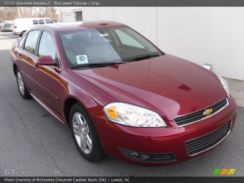 Red Jewel Tintcoat / Gray 2010 Chevrolet Impala LT
