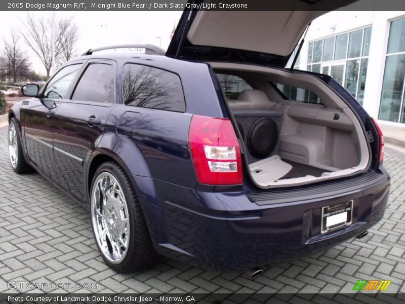 Midnight Blue Pearl / Dark Slate Gray/Light Graystone 2005 Dodge Magnum R/T