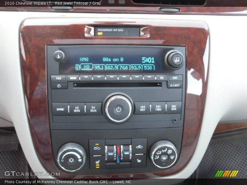 Red Jewel Tintcoat / Gray 2010 Chevrolet Impala LT