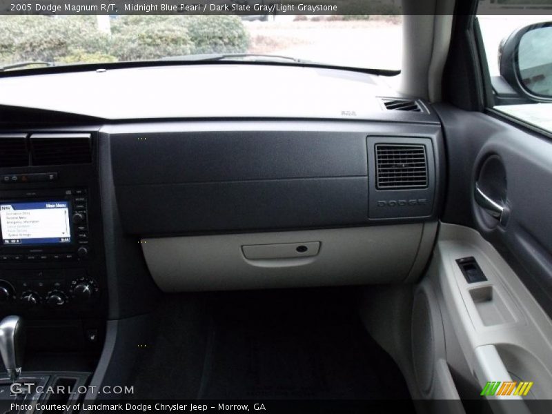 Midnight Blue Pearl / Dark Slate Gray/Light Graystone 2005 Dodge Magnum R/T