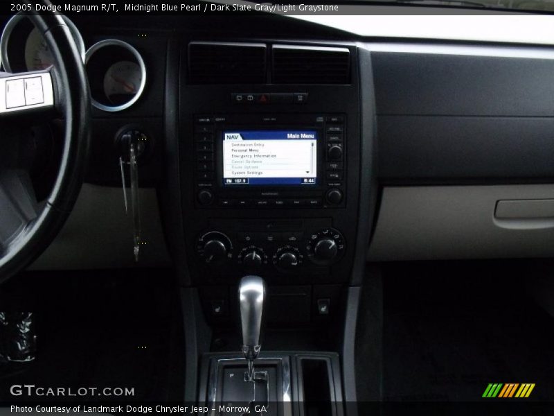 Midnight Blue Pearl / Dark Slate Gray/Light Graystone 2005 Dodge Magnum R/T