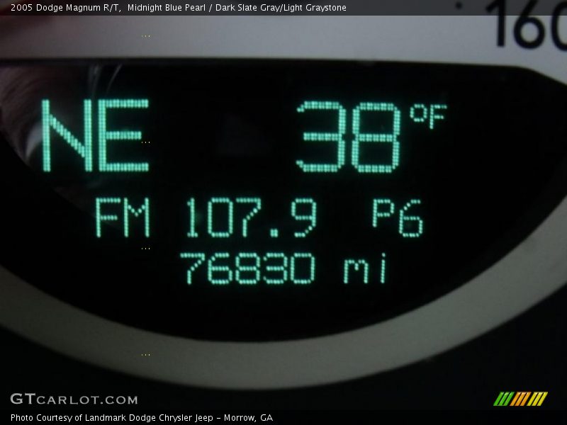 Midnight Blue Pearl / Dark Slate Gray/Light Graystone 2005 Dodge Magnum R/T