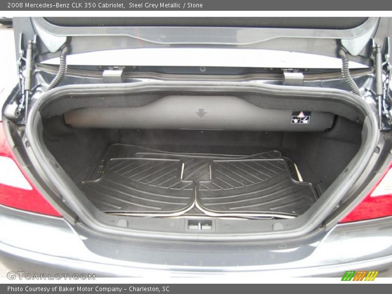 Steel Grey Metallic / Stone 2008 Mercedes-Benz CLK 350 Cabriolet