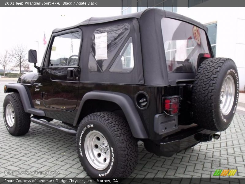 Black / Agate Black 2001 Jeep Wrangler Sport 4x4