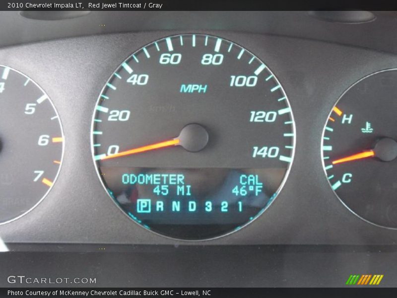 Red Jewel Tintcoat / Gray 2010 Chevrolet Impala LT