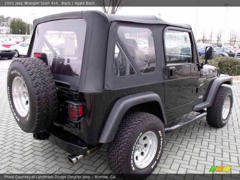 Black / Agate Black 2001 Jeep Wrangler Sport 4x4
