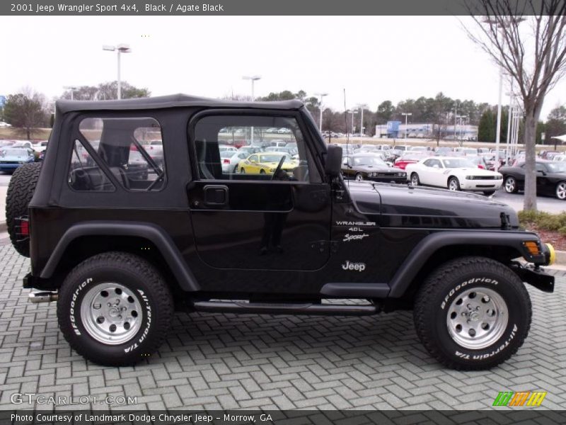 Black / Agate Black 2001 Jeep Wrangler Sport 4x4