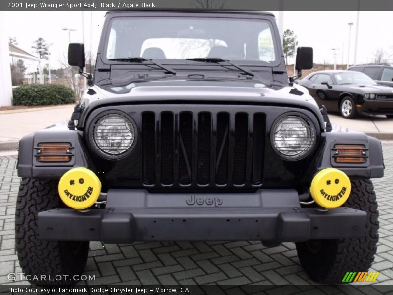 Black / Agate Black 2001 Jeep Wrangler Sport 4x4