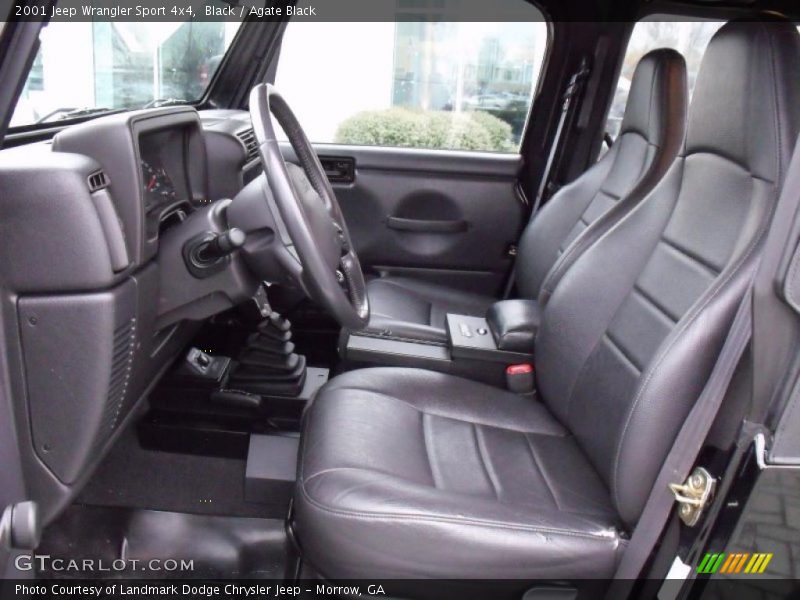 Black / Agate Black 2001 Jeep Wrangler Sport 4x4