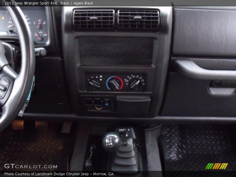 Black / Agate Black 2001 Jeep Wrangler Sport 4x4