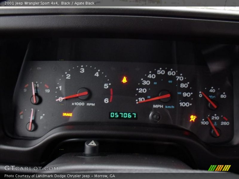 Black / Agate Black 2001 Jeep Wrangler Sport 4x4