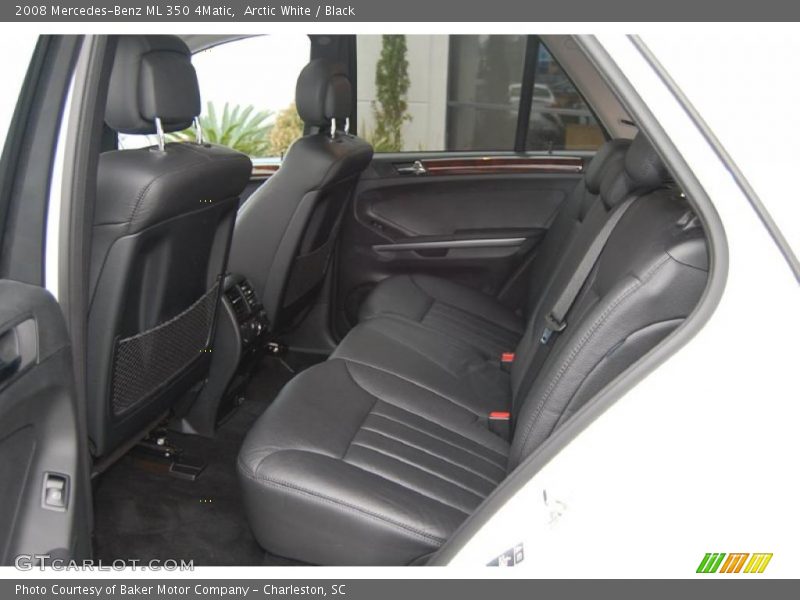 Arctic White / Black 2008 Mercedes-Benz ML 350 4Matic